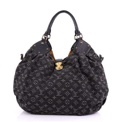 louis vuitton black denim bag|louis vuitton denim bag collection.